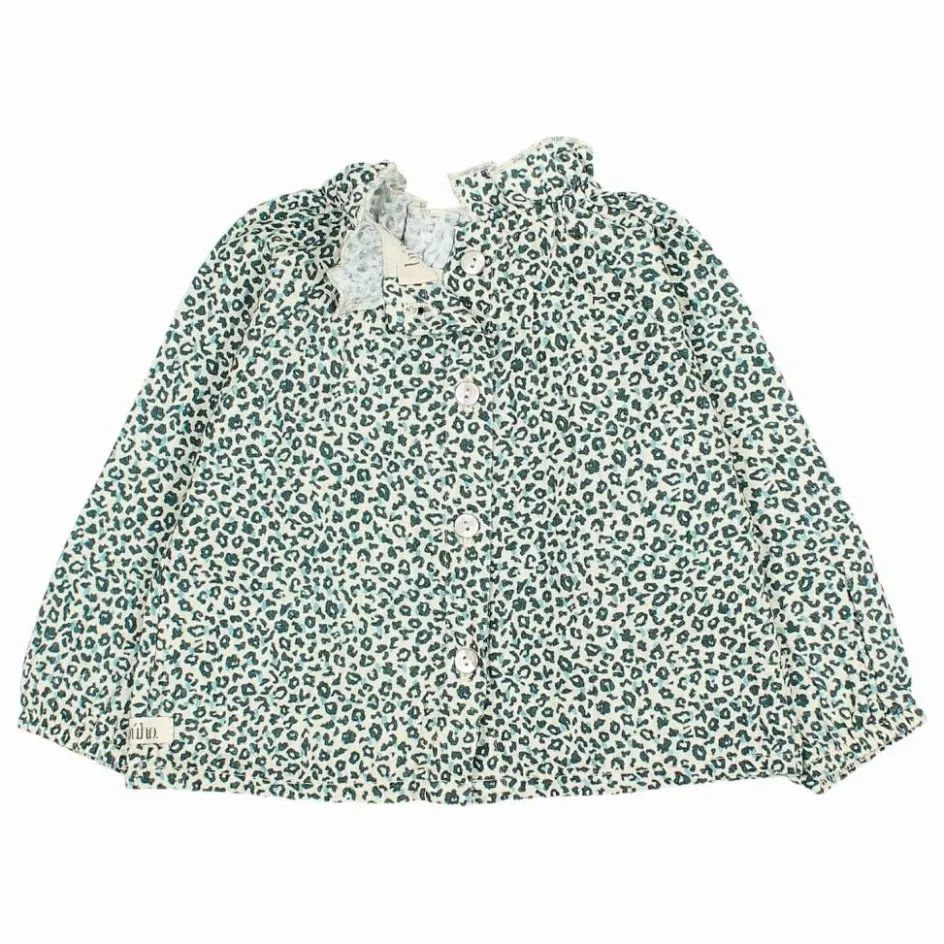 Búho Blouse Volants Bébé | Vert Cèdre