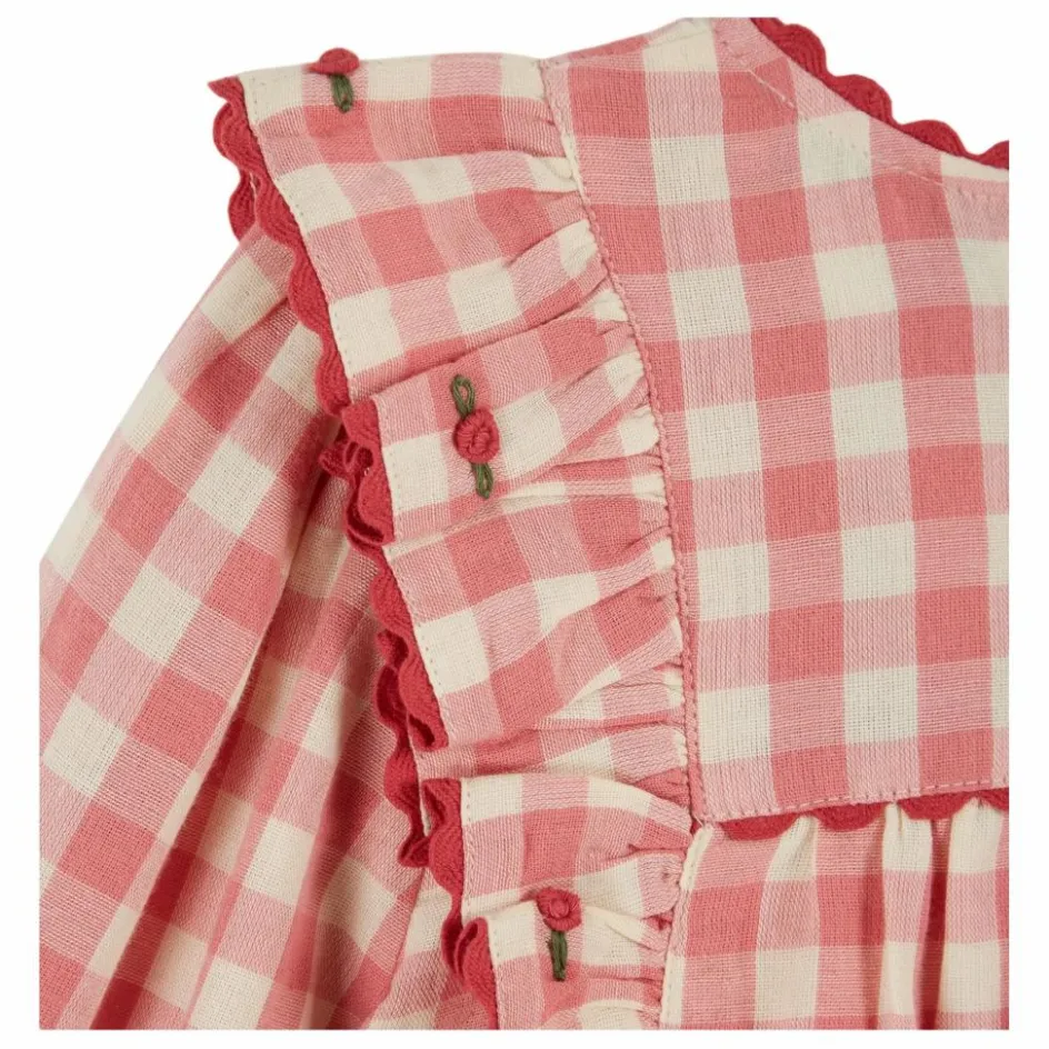 Hot Blouse Volants Vichy | Enfant Blouses, T-Shirts|Blouses, T-Shirts