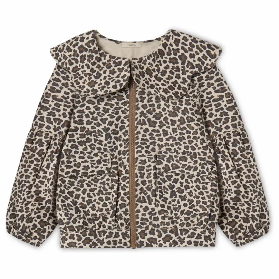 Fliink Blouson Léopard ||Enfant Manteaux, Blousons