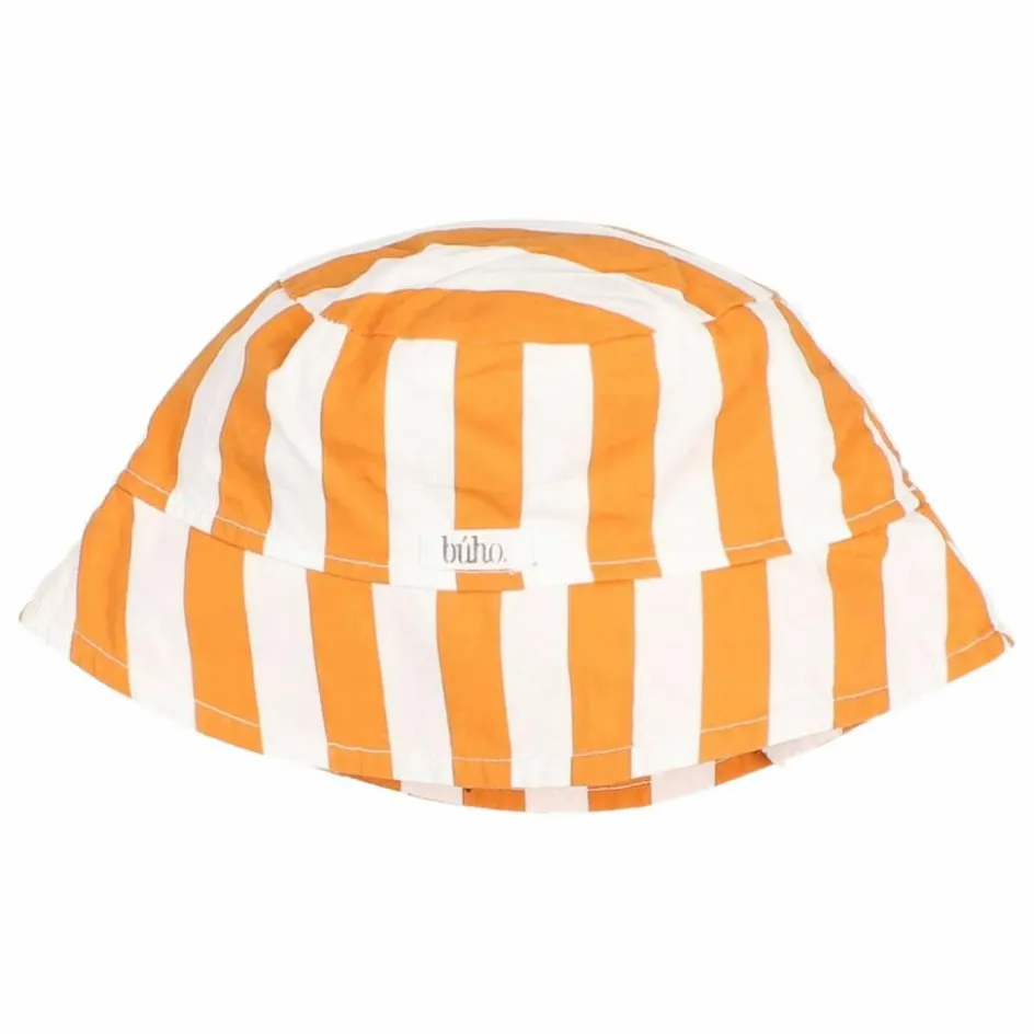 Clearance Búho Bob Rayures Coton Bio | Abricot