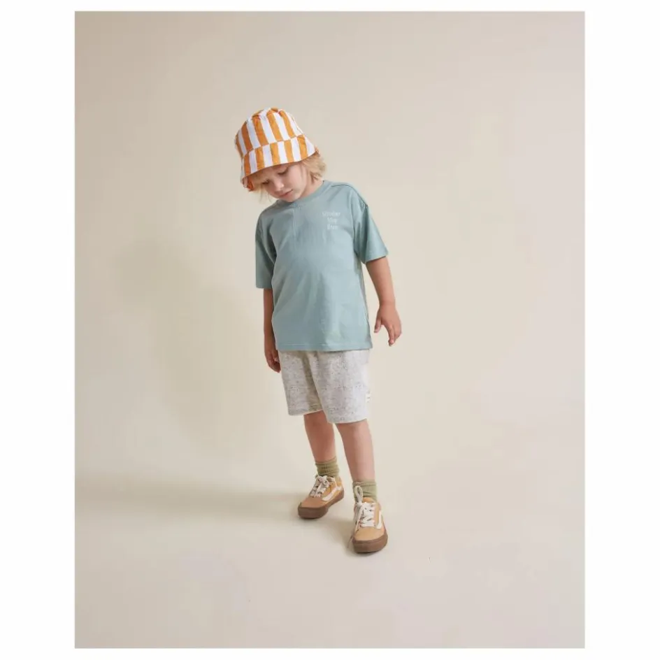 Clearance Búho Bob Rayures Coton Bio | Abricot