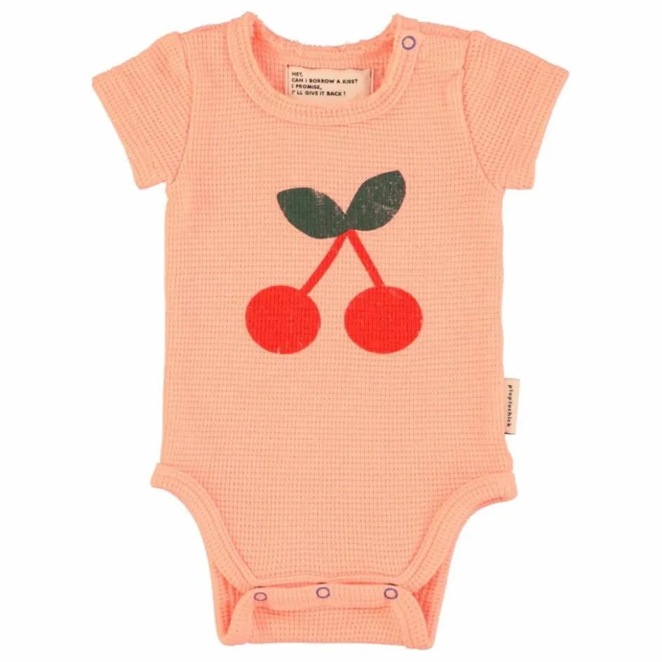 Hot Body Cerise Coton Bio | Pyjamas Et Bodies|Premières Tenues