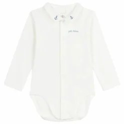 Petit Bateau Body Col Brodé Coton Bio || Bodies, Combinaisons|Pyjamas Et Bodies