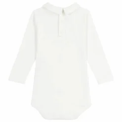Best Petit Bateau Body Col Polo Bateaux Coton Bio | Blanc