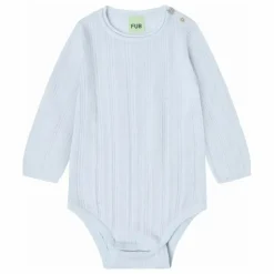 New FUB Body Côtelé Laine de Mérinos | Bleu pâle
