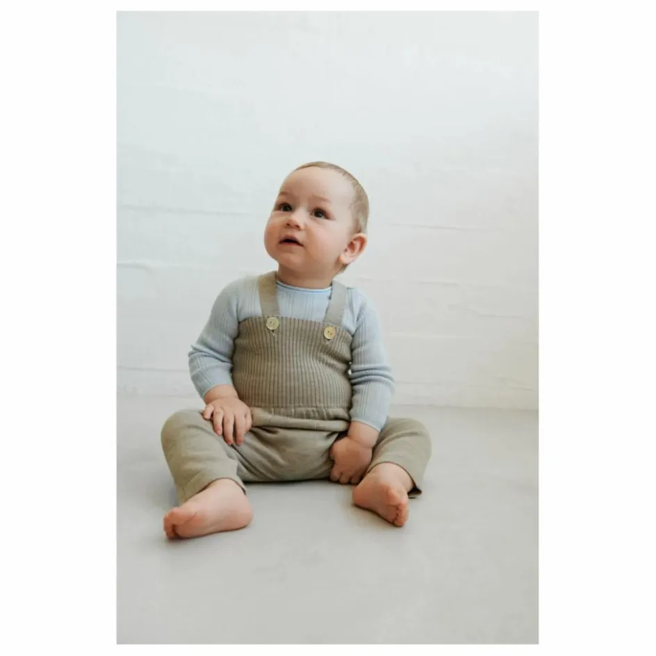 New FUB Body Côtelé Laine de Mérinos | Bleu pâle