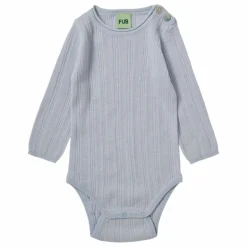 FUB Body Côtelé Maille Extra Fine Laine Mérinos || Pyjamas Et Bodies|Premières Tenues