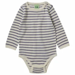 Sale Body Côtelé Marinière Maille Extra Fine Laine Mérinos | Pyjamas Et Bodies|Premières Tenues