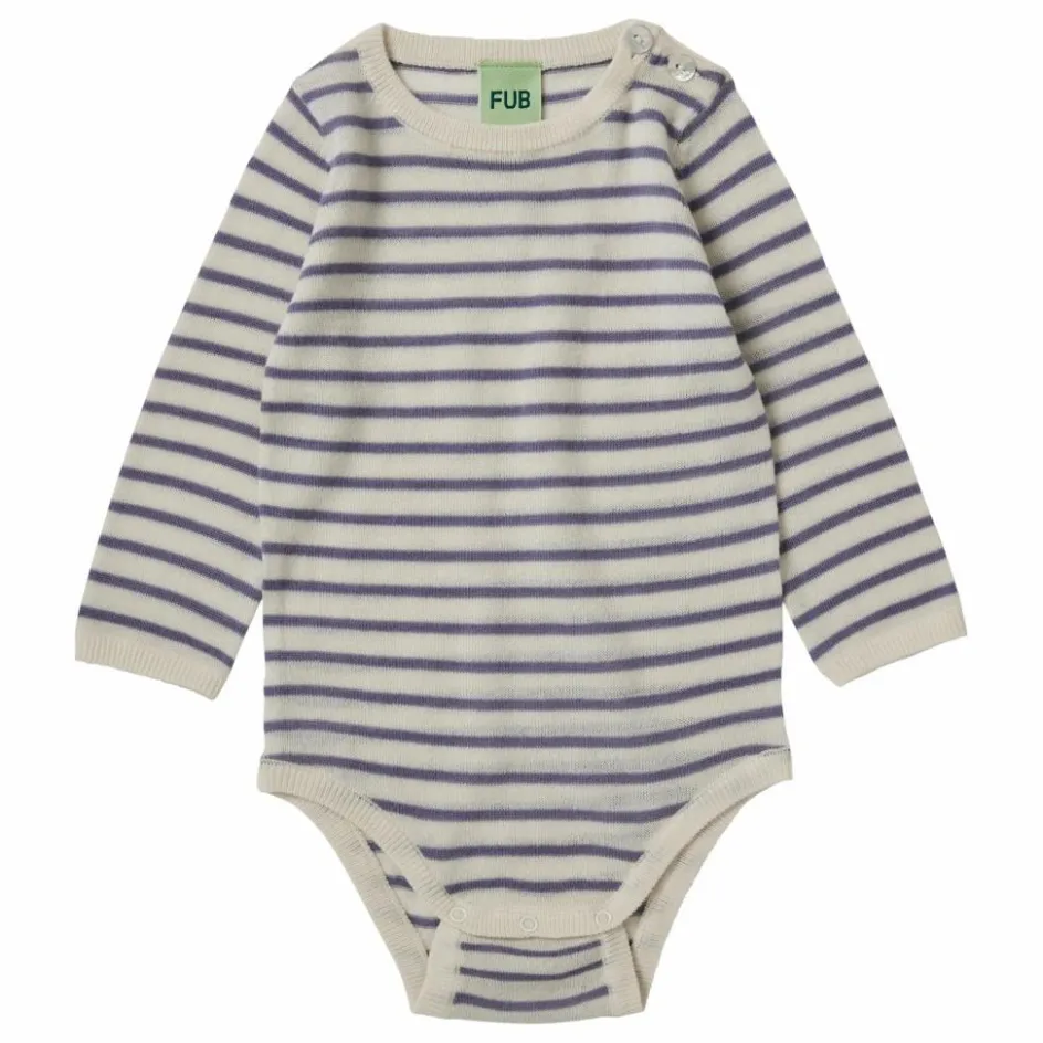 Sale Body Côtelé Marinière Maille Extra Fine Laine Mérinos | Pyjamas Et Bodies|Premières Tenues