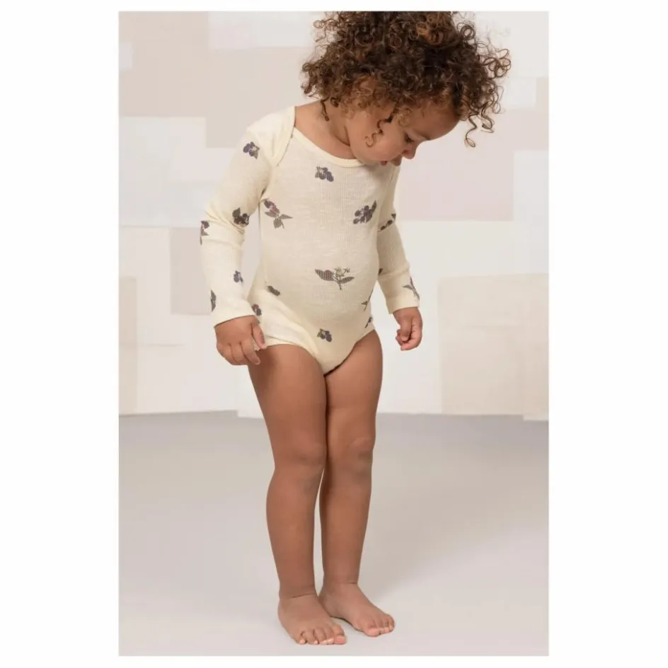 Studio Bohème Bodies, Combinaisons|Bodies, Combinaisons*Body Côtelé Woody Mûres Coton Bio |