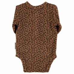 Piupiuchick Body Léopard Eponge Coton Bio || Pyjamas Et Bodies|Premières Tenues