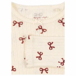Konges Sløjd Body Minnie Nœuds Pointelle Coton Bio || Bodies, Combinaisons|Combinaisons Et Bodies