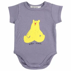 Hot Bobo Choses Body Ours Coton Bio | Gris