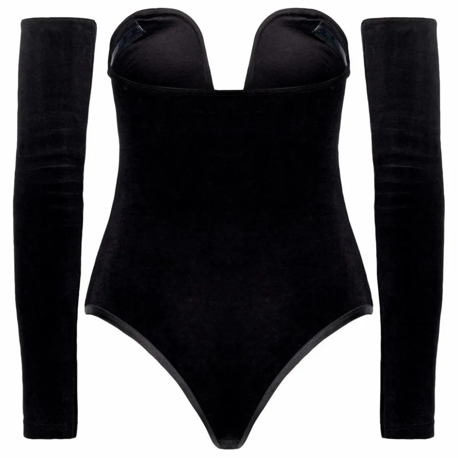 Outlet Flair Body Picante Velours | Noir