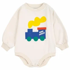 Bobo Choses Body Sweat Train Coton Bio | Ecru