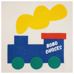 Bobo Choses Body Sweat Train Coton Bio | Ecru