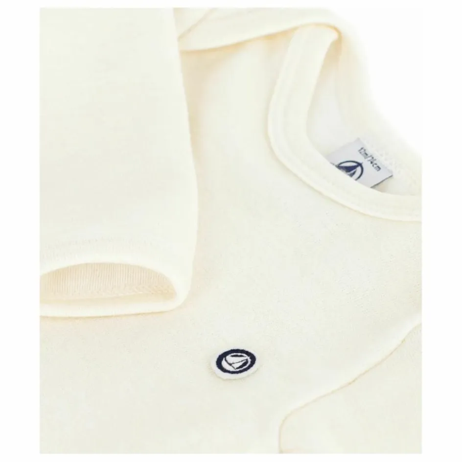 Sale Petit Bateau Body Uni Laine | Ecru