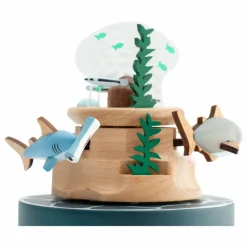 Discount Boite à musique en bois Poissons Musique|Boites À Musique
