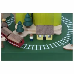 Discount Wooderful life Boite à musique en bois Train au Printemps Multicolore