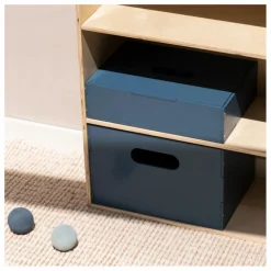 Outlet Nofred Boite de rangement en bois | Bleu