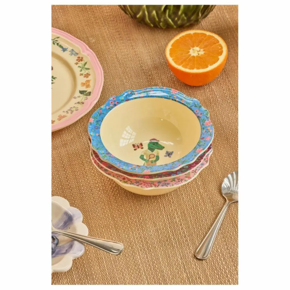 Sale Rice Bol en mélamine Vintage - x Nathalie Lété | Bleu