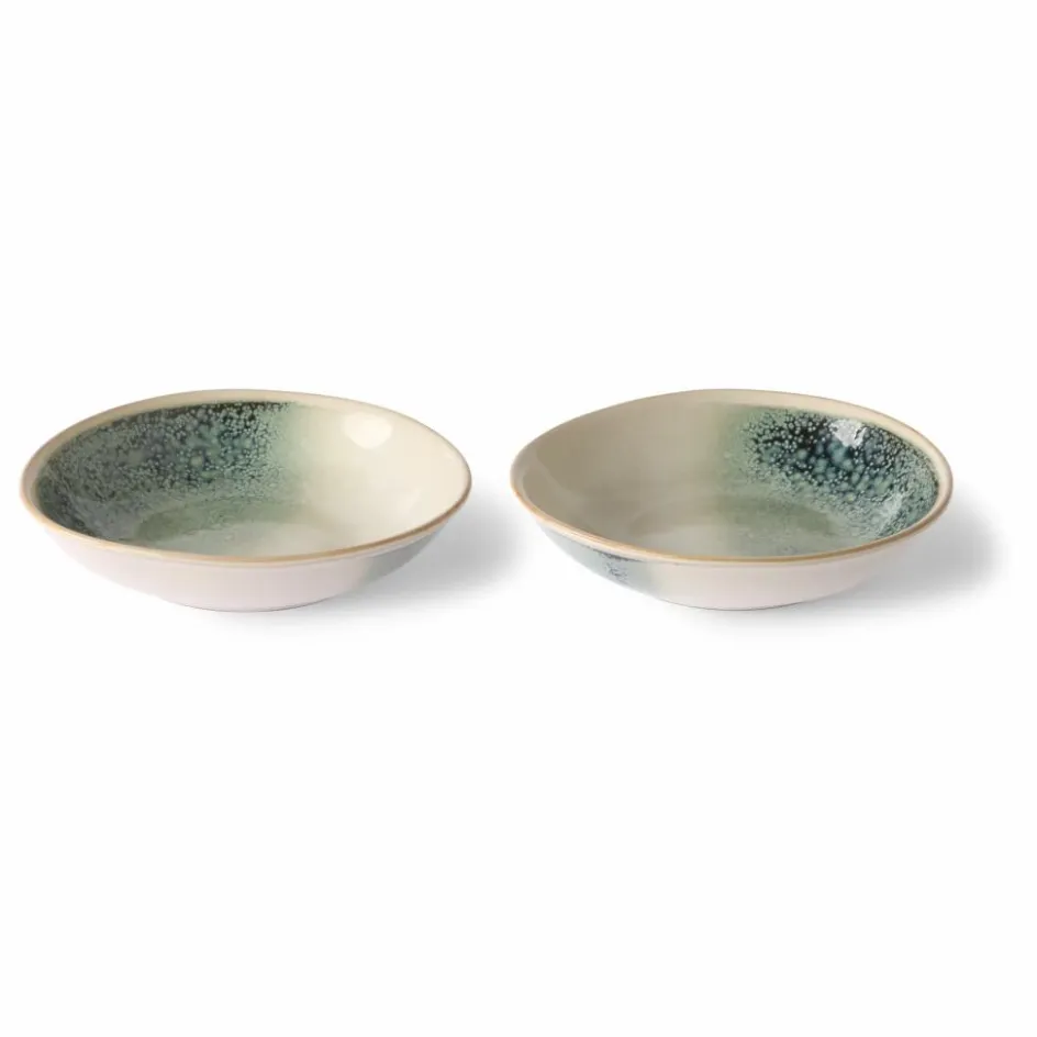 HKliving Bol Mist 70's - Set de 2 | Vert