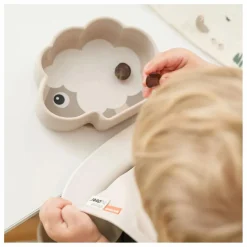 Done by deer Premiers Repas|Puériculture*Bol silicone avec ventouse Sheepy |