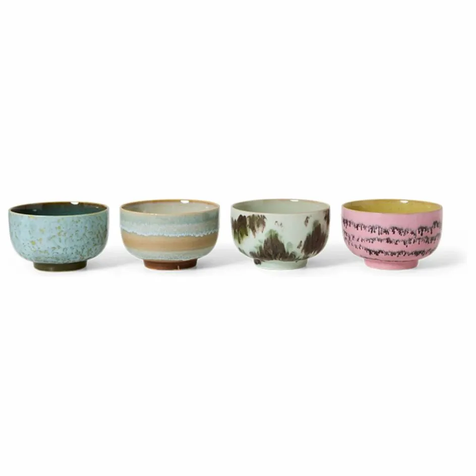 HKliving Bols à nouilles Dada - Set de 4| Art De La Table