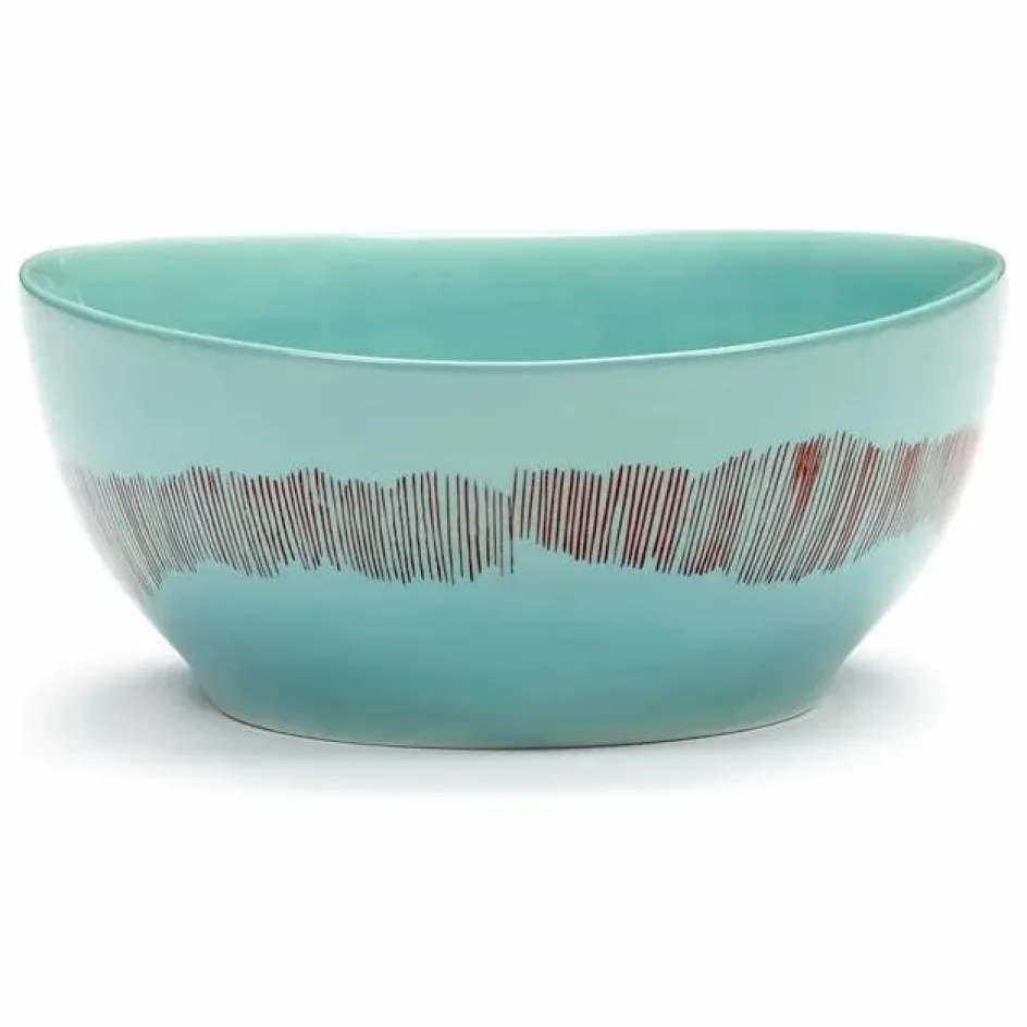 Discount Serax Bols Feast, Ottolenghi - Set de 4 | Bleu turquoise