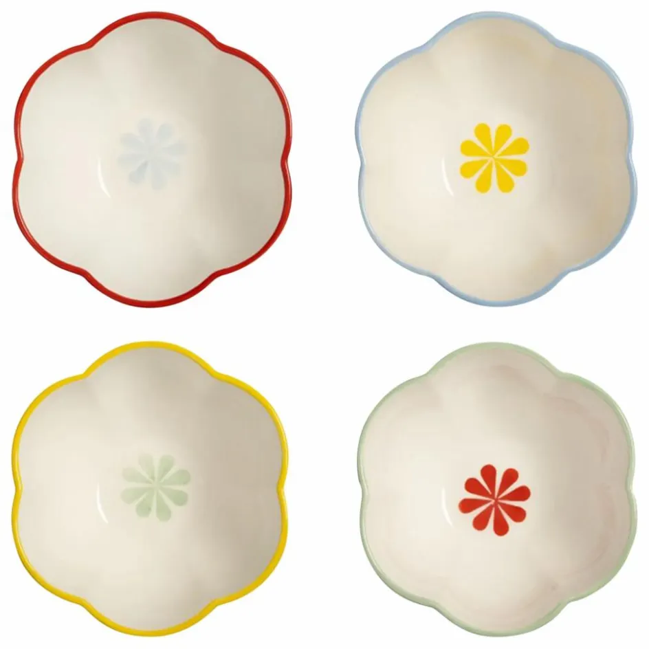 Hot &Klevering Bols Folk - Set de 4 Multicolore