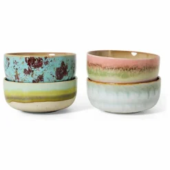 HKliving Art De La Table*Bols Impression - Set de 4