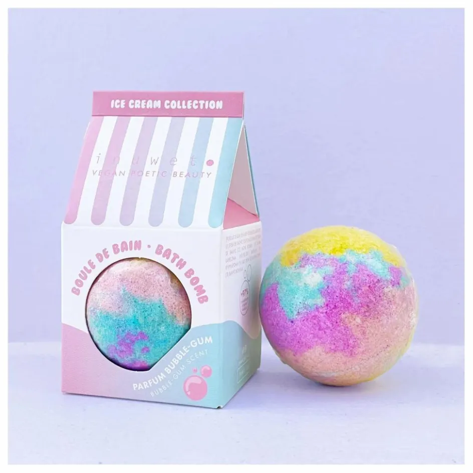 Enfant Inuwet Soins Du Corps|Soins Du Corps*Bombe de bain Ice cream bubble gum - 120 g