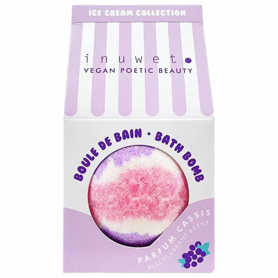 Inuwet Bombe de bain Ice cream cassis - 120 g|Enfant Soins Du Corps|Soins Du Corps
