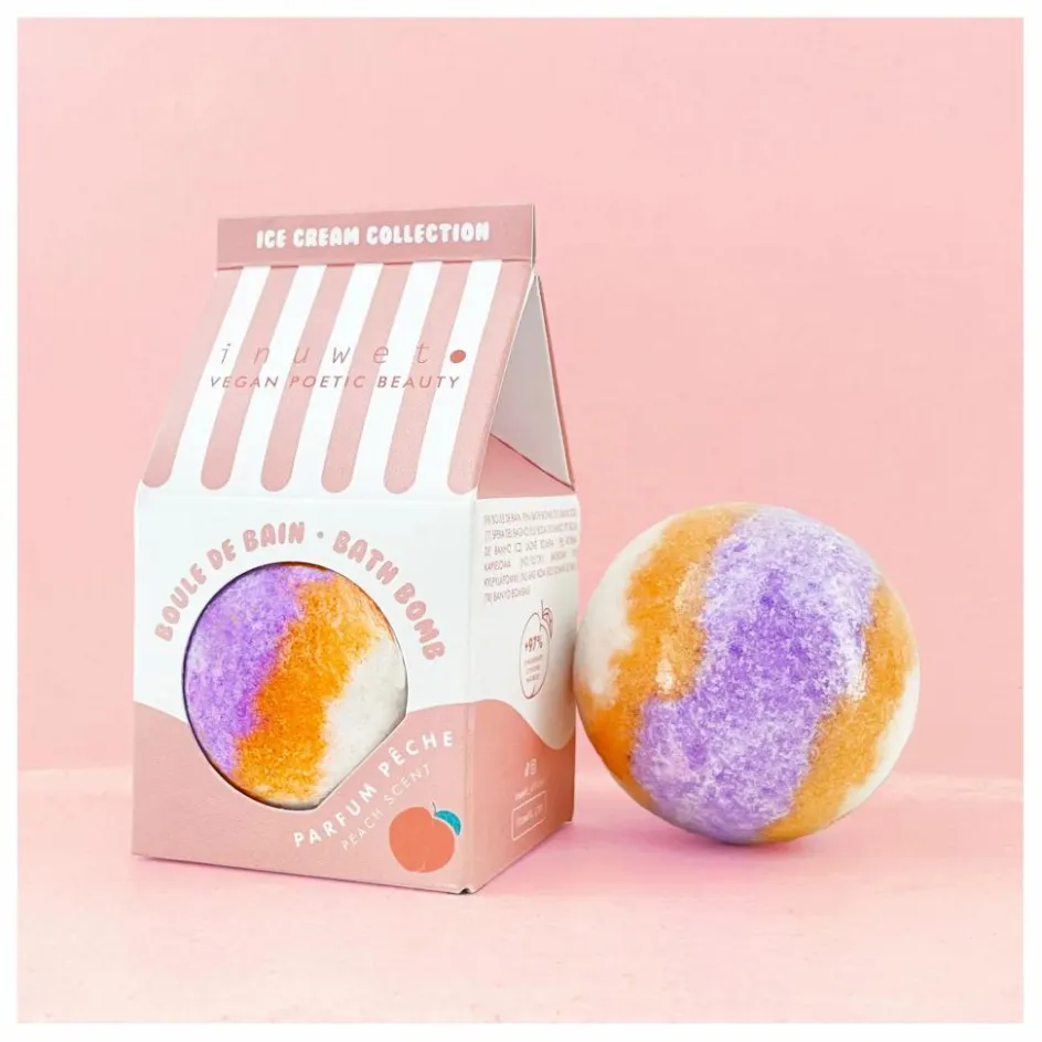 Discount Bombe de bain Ice cream pêche - 120 g Enfant Soins Du Corps|Soins Du Corps