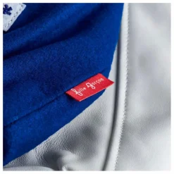Sale Fille Garçon Bomber Awesome Letterman à Ecussons Cuir | Bleu