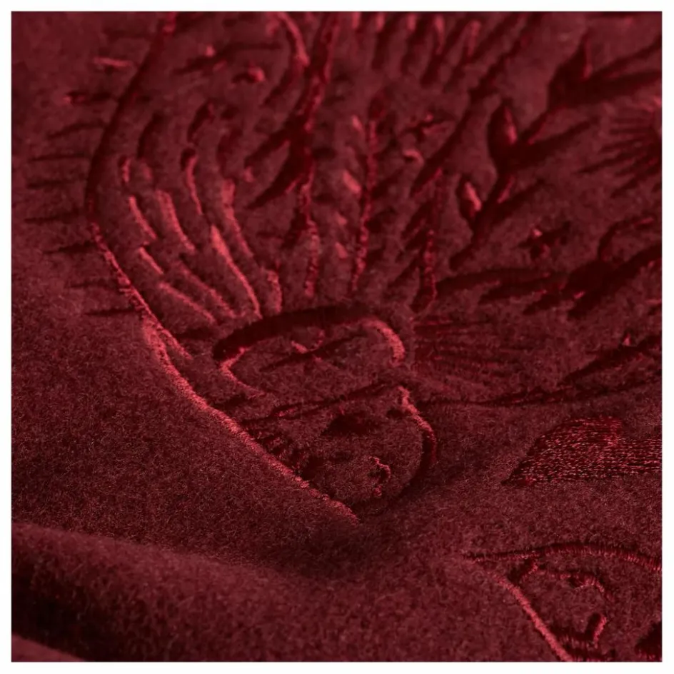 Outlet Bomber Brodé Laine et Cuir | Enfant Manteaux, Blousons|Manteaux, Blousons