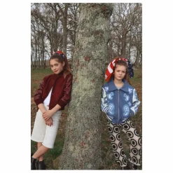 Outlet Bomber Brodé Laine et Cuir | Enfant Manteaux, Blousons|Manteaux, Blousons