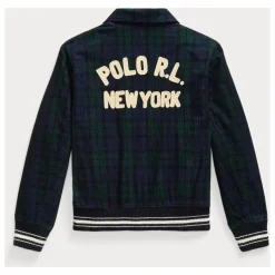 Ralph Lauren Bomber Carreaux ||Enfant Manteaux, Blousons|Manteaux, Blousons