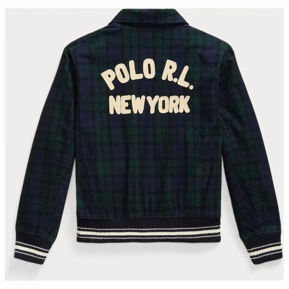 Ralph Lauren Bomber Carreaux ||Enfant Manteaux, Blousons|Manteaux, Blousons