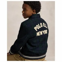 Ralph Lauren Bomber Carreaux ||Enfant Manteaux, Blousons|Manteaux, Blousons