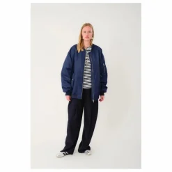 New Lollys Laundry Bomber Lila | Bleu marine