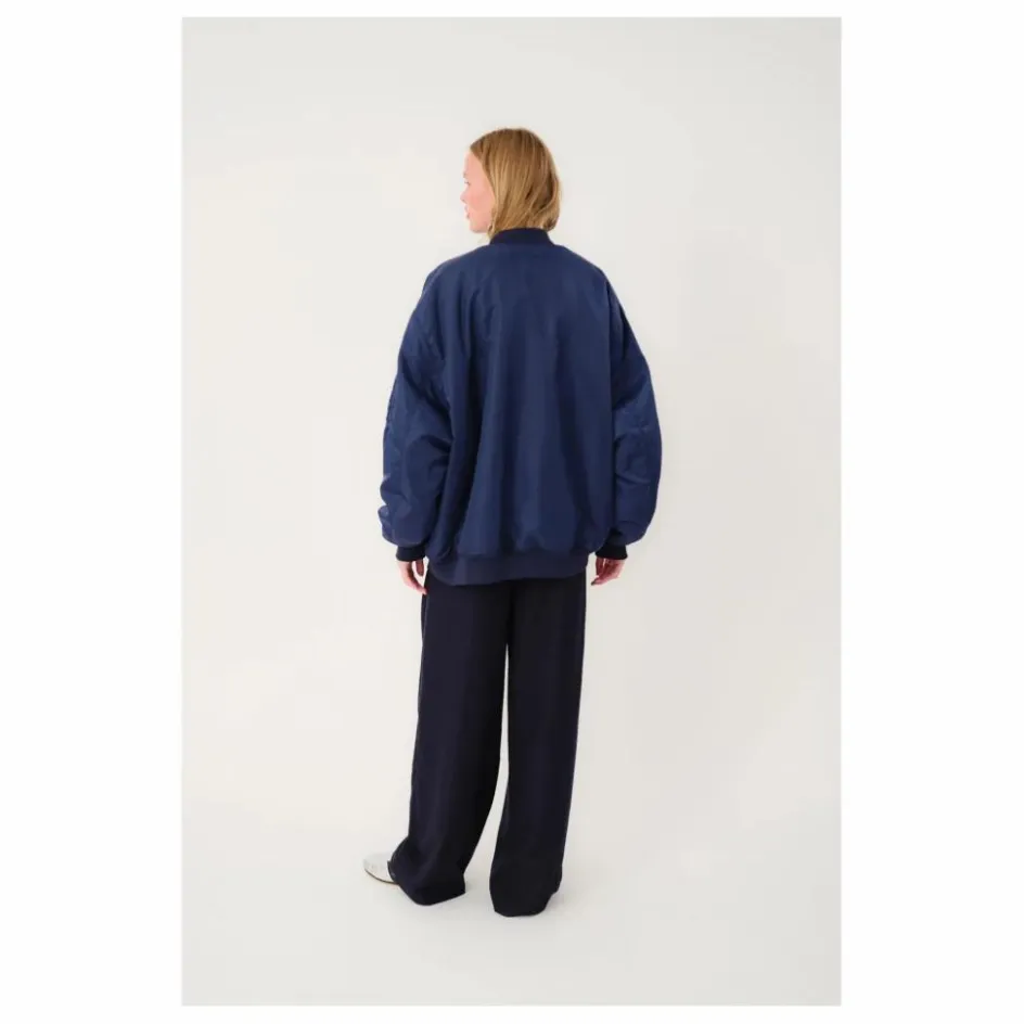 New Lollys Laundry Bomber Lila | Bleu marine