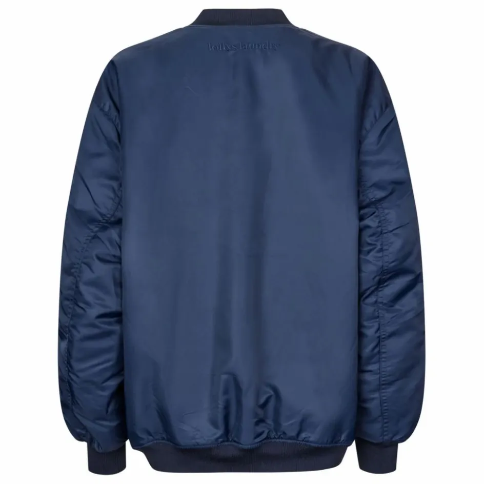 New Lollys Laundry Bomber Lila | Bleu marine