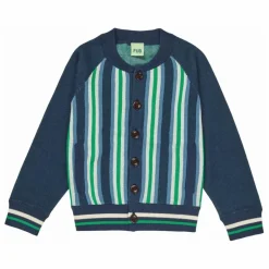 Discount FUB Bomber Maille Fine Coton Bio | Bleu marine