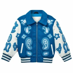 Enfant Fille Garçon Manteaux, Blousons|Manteaux, Blousons*Bomber Paisley Laine et Cuir |