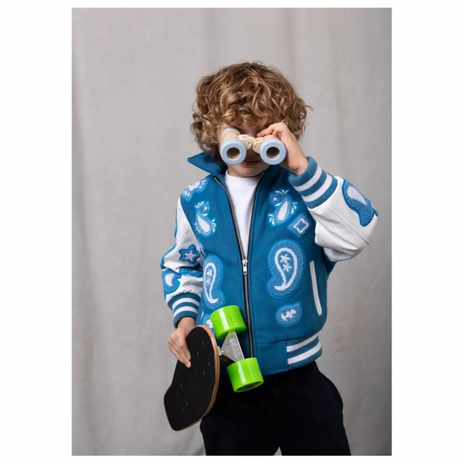 Enfant Fille Garçon Manteaux, Blousons|Manteaux, Blousons*Bomber Paisley Laine et Cuir |