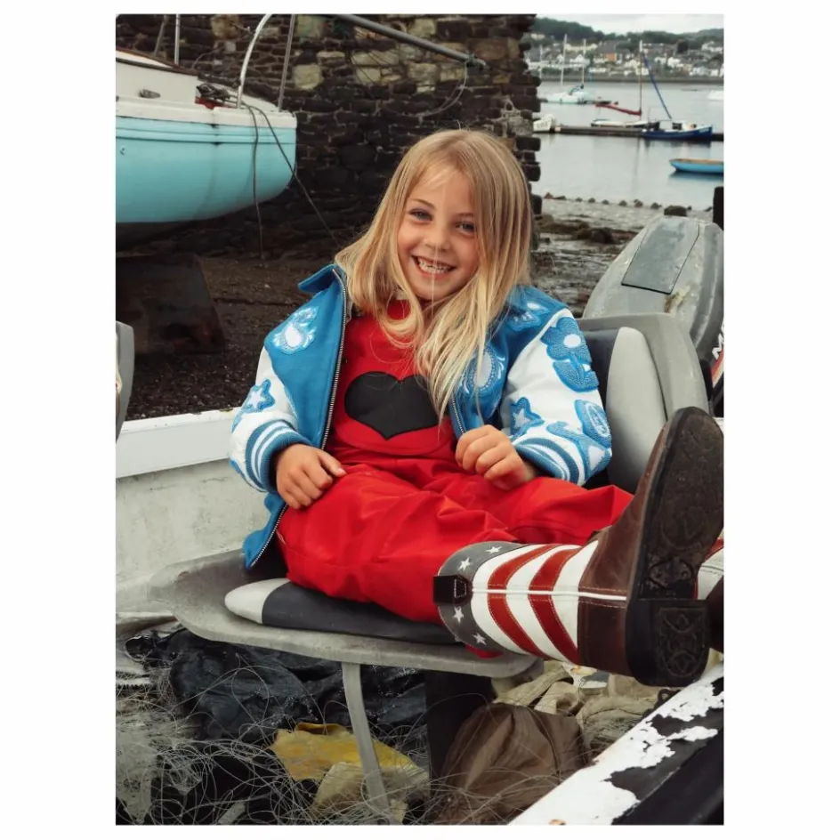Enfant Fille Garçon Manteaux, Blousons|Manteaux, Blousons*Bomber Paisley Laine et Cuir |