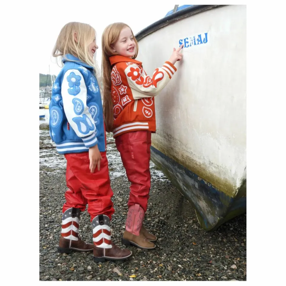 Enfant Fille Garçon Manteaux, Blousons|Manteaux, Blousons*Bomber Paisley Laine et Cuir |