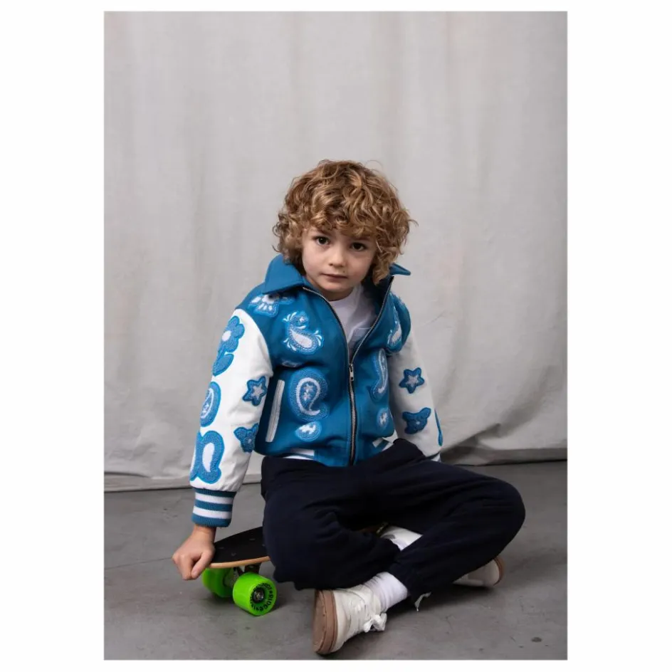 Enfant Fille Garçon Manteaux, Blousons|Manteaux, Blousons*Bomber Paisley Laine et Cuir |