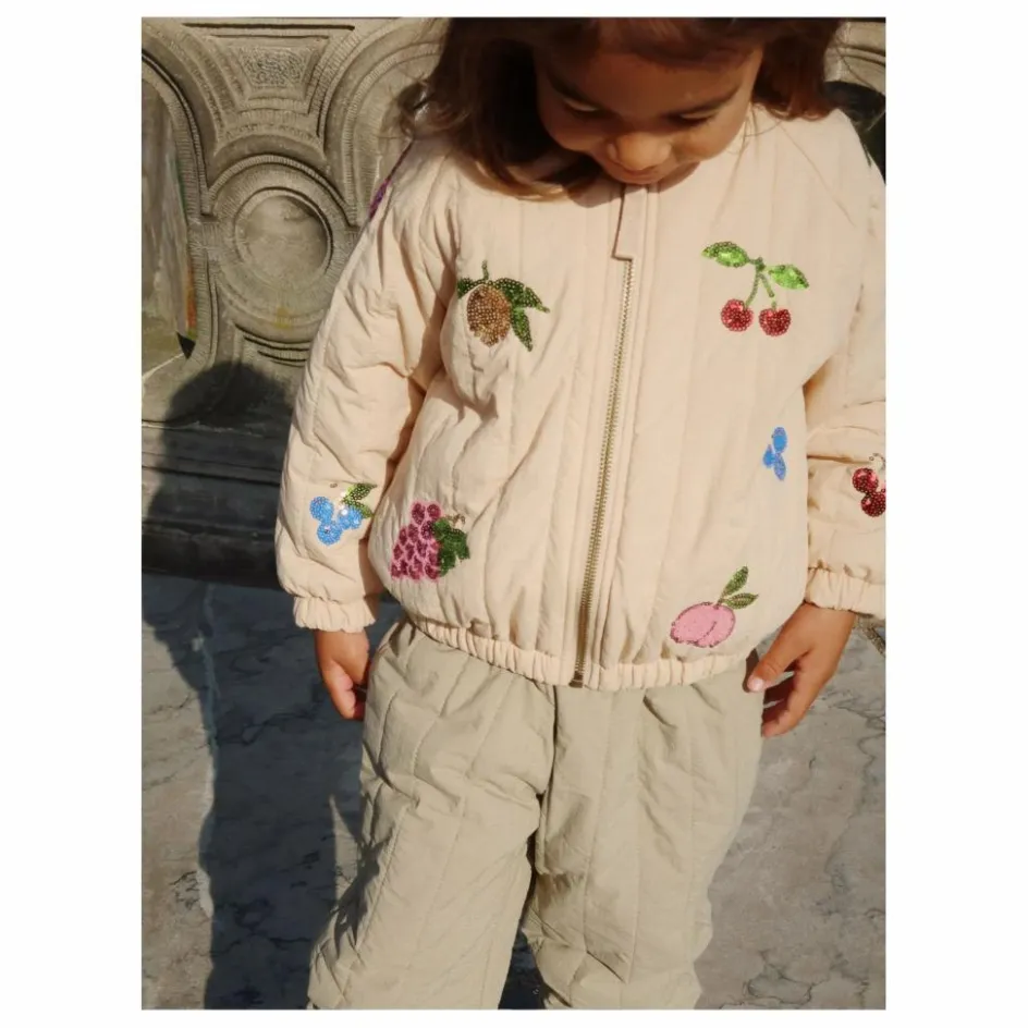 Konges Sløjd Bomber Sequins Juno Fruits ||Enfant Manteaux, Blousons|Manteaux, Blousons, Pilotes